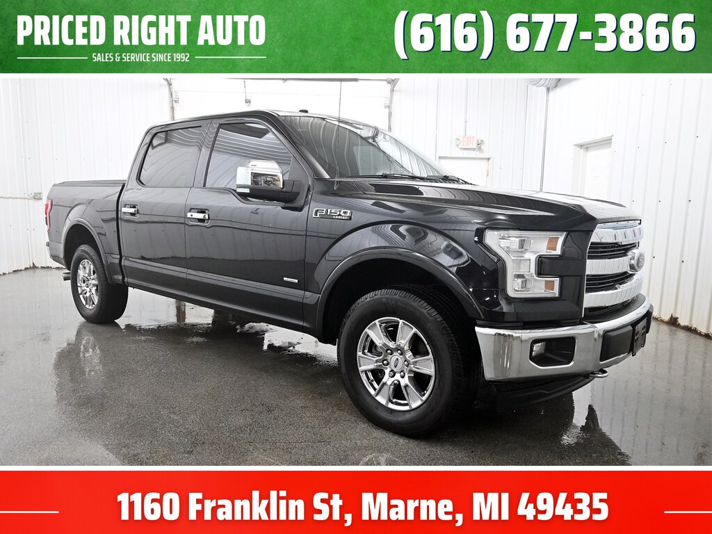 Used 2017 Ford F-150 Lariat Truck SuperCrew Cab