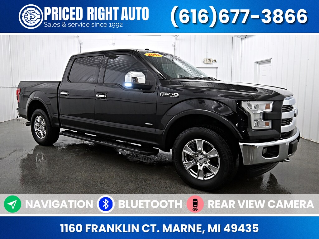 Used 2017 Ford F-150 Lariat Truck SuperCrew Cab