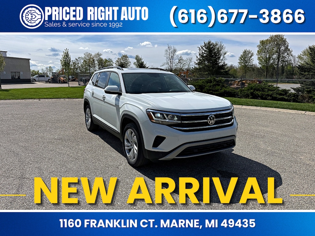 Used 2021 Volkswagen Atlas 3.6L V6 SE w/Technology SUV
