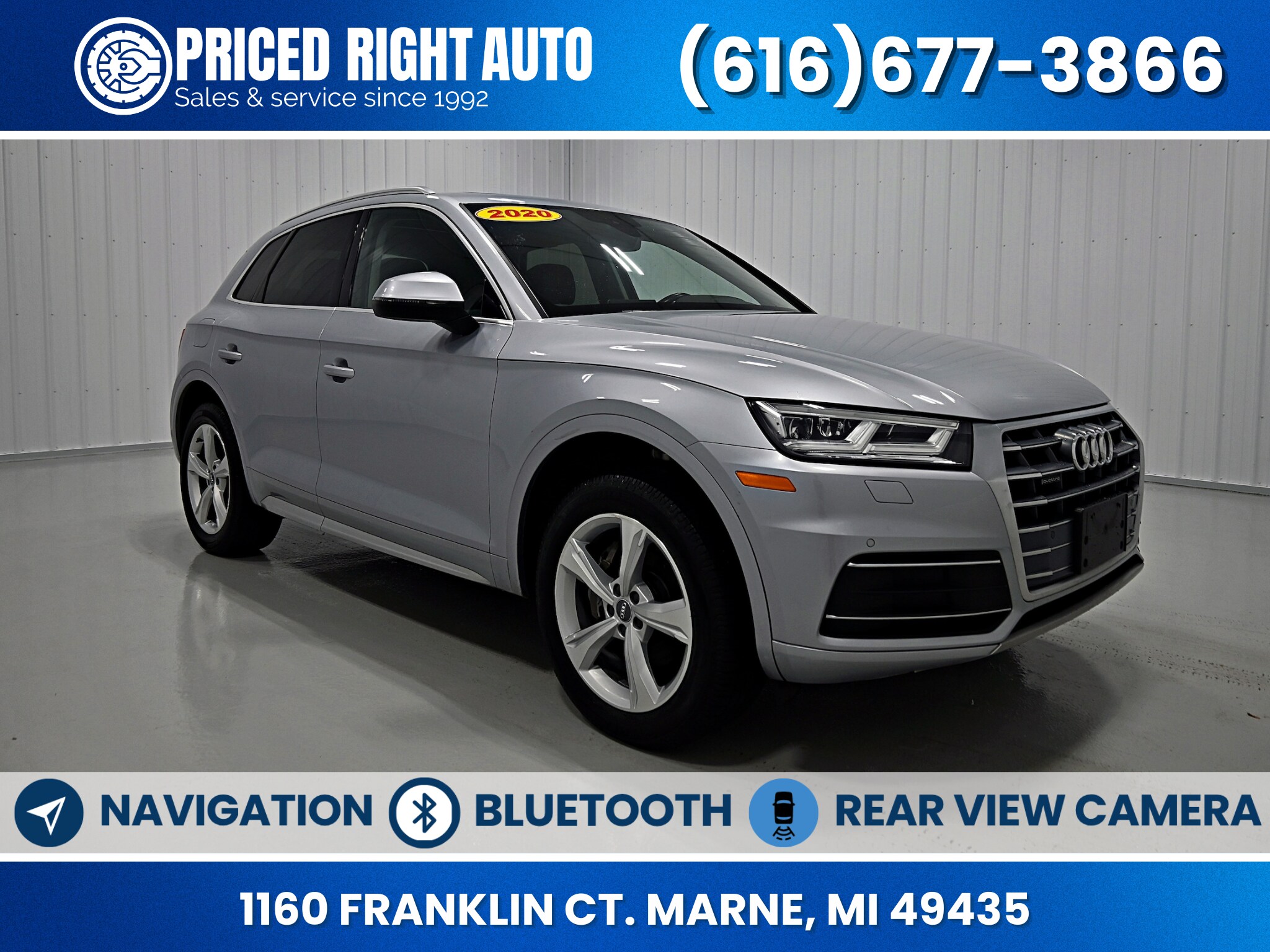 Florett Silver 2020 Audi Q5 SUV / Crossover All-Wheel Drive 7-Speed Automatic