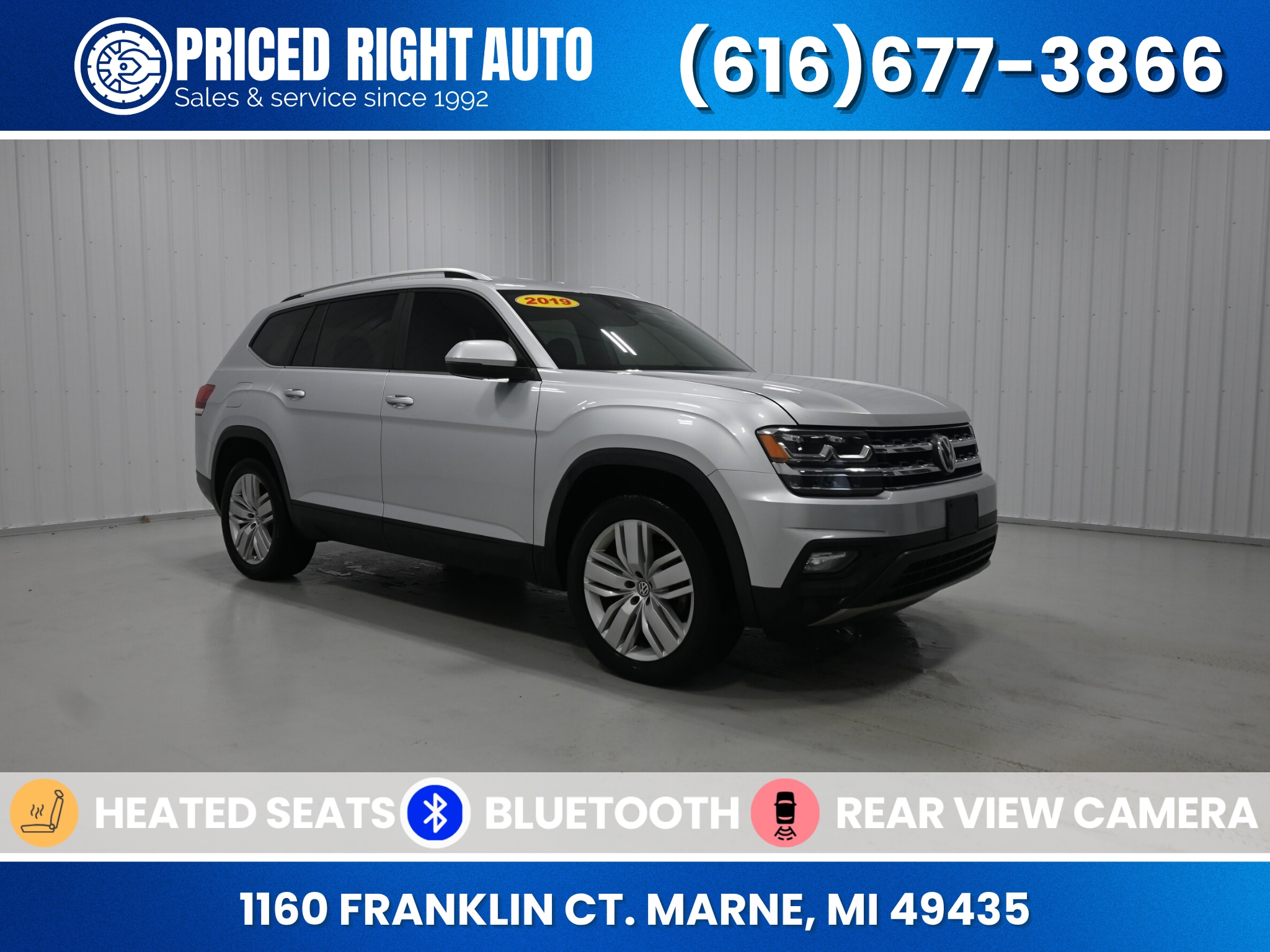 2019 Volkswagen Atlas SE w/Tech