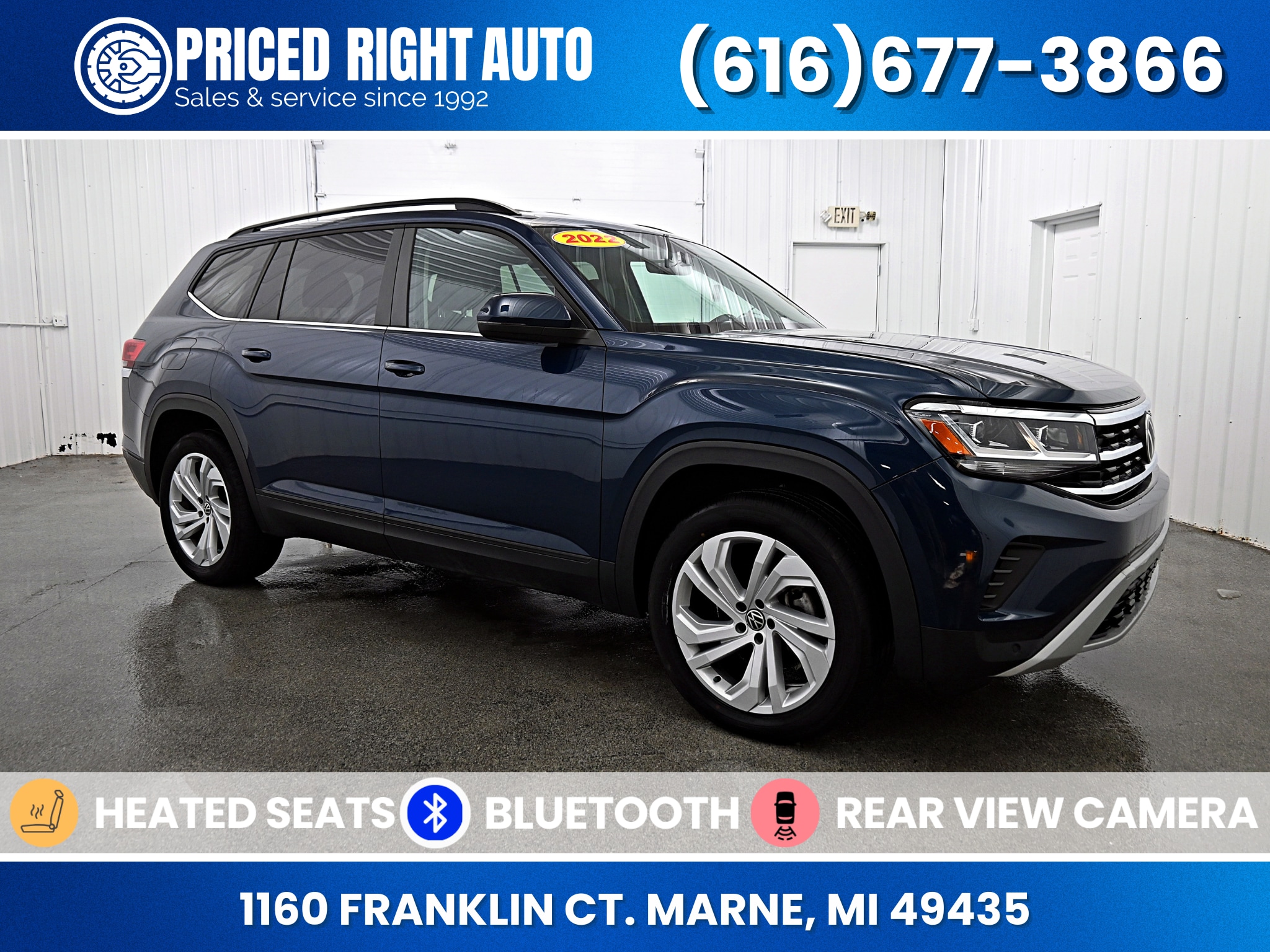 2022 Volkswagen Atlas SE w/Tech