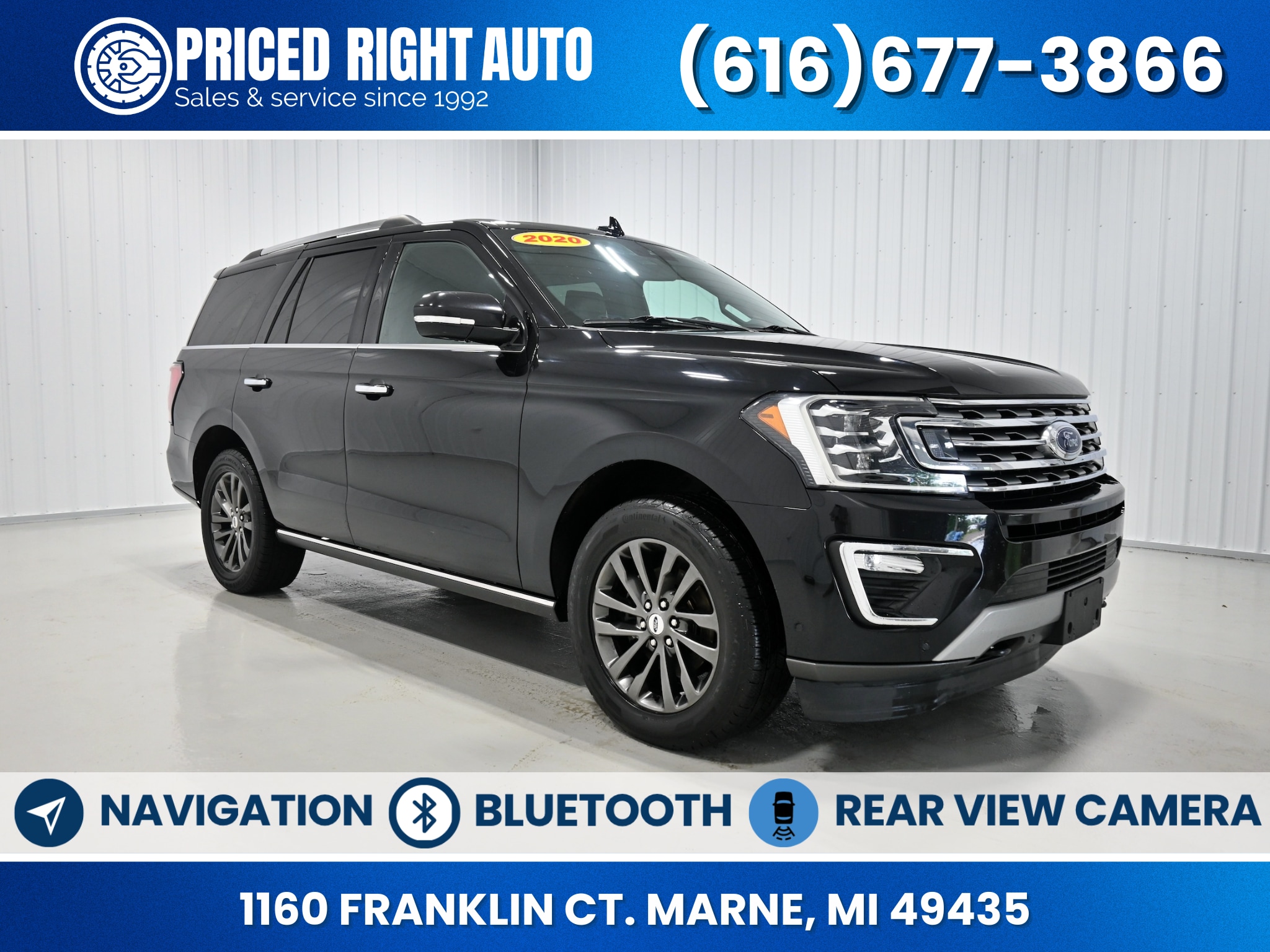 Agate Black 2020 Ford Expedition SUV / Crossover Four-Wheel Drive Automatic