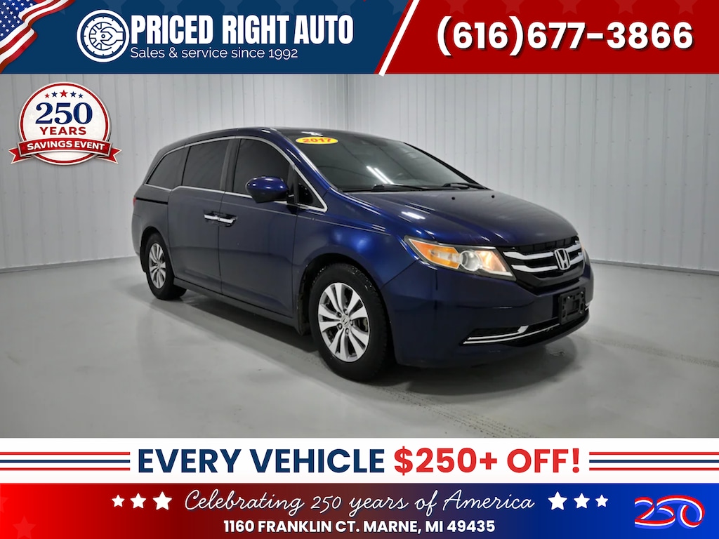 Used 2017 Honda Odyssey EX-L Van