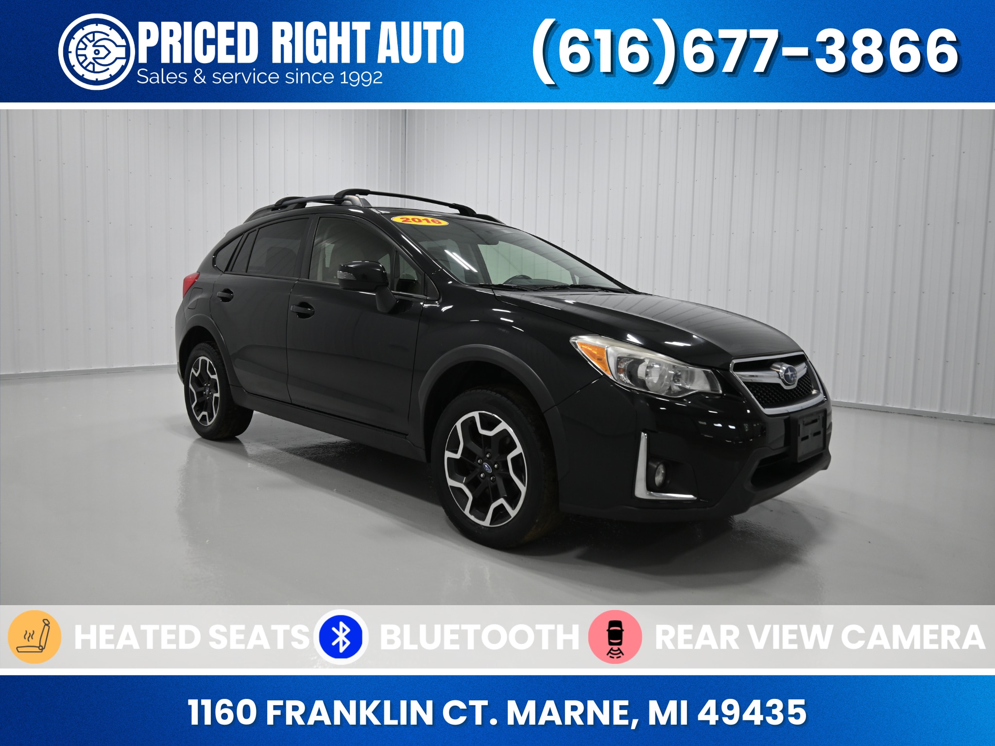 Crystal Black Silica 2016 Subaru Crosstrek Limited AWD SUV / Crossover All-Wheel Drive Continuously Variable Transmission