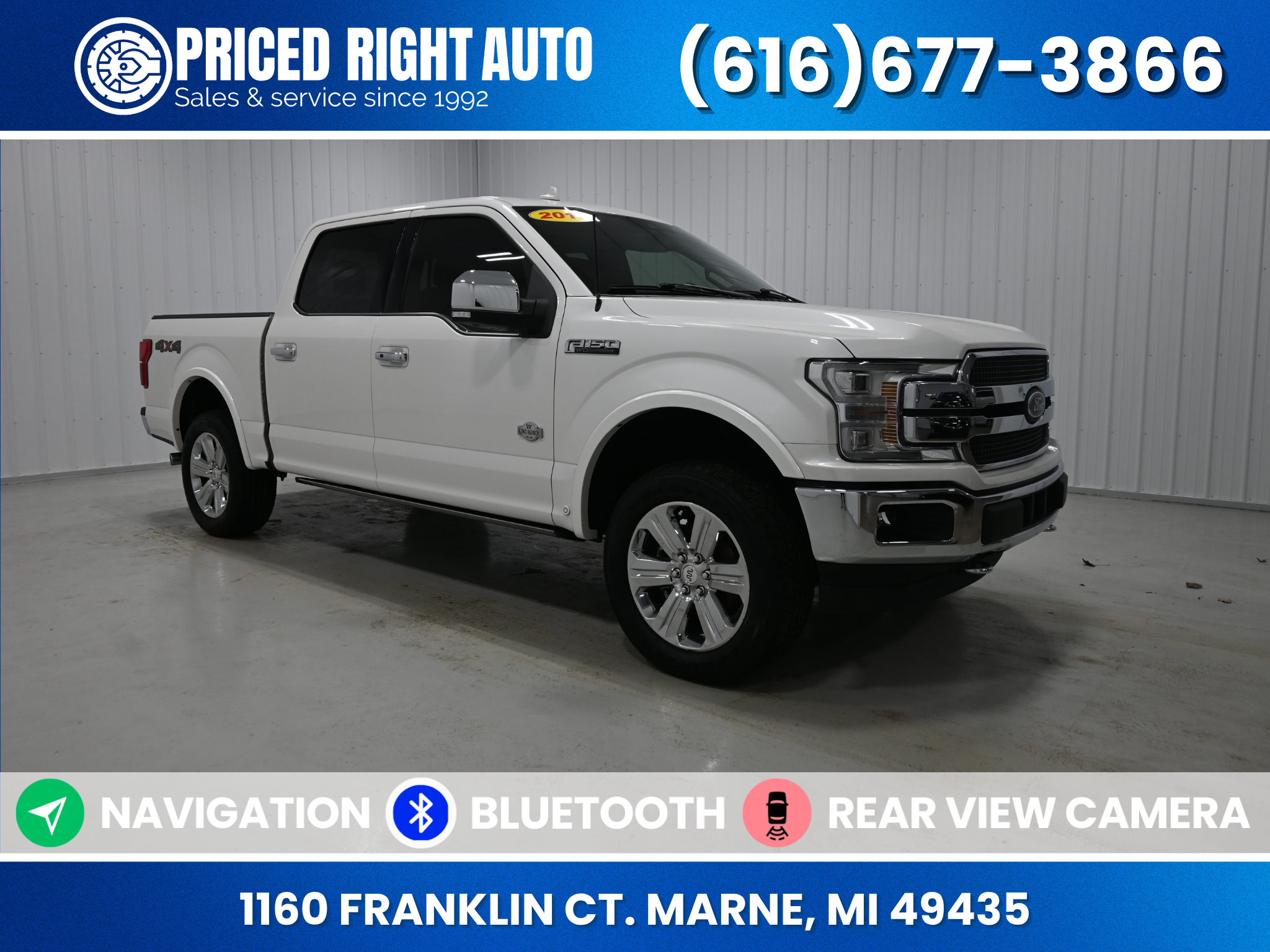 Oxford White 2019 Ford F-150 Pickup Truck Four-Wheel Drive Automatic