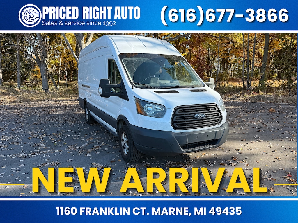 Used 2016 Ford Transit-250 Base Van High Roof Extended-Length Cargo