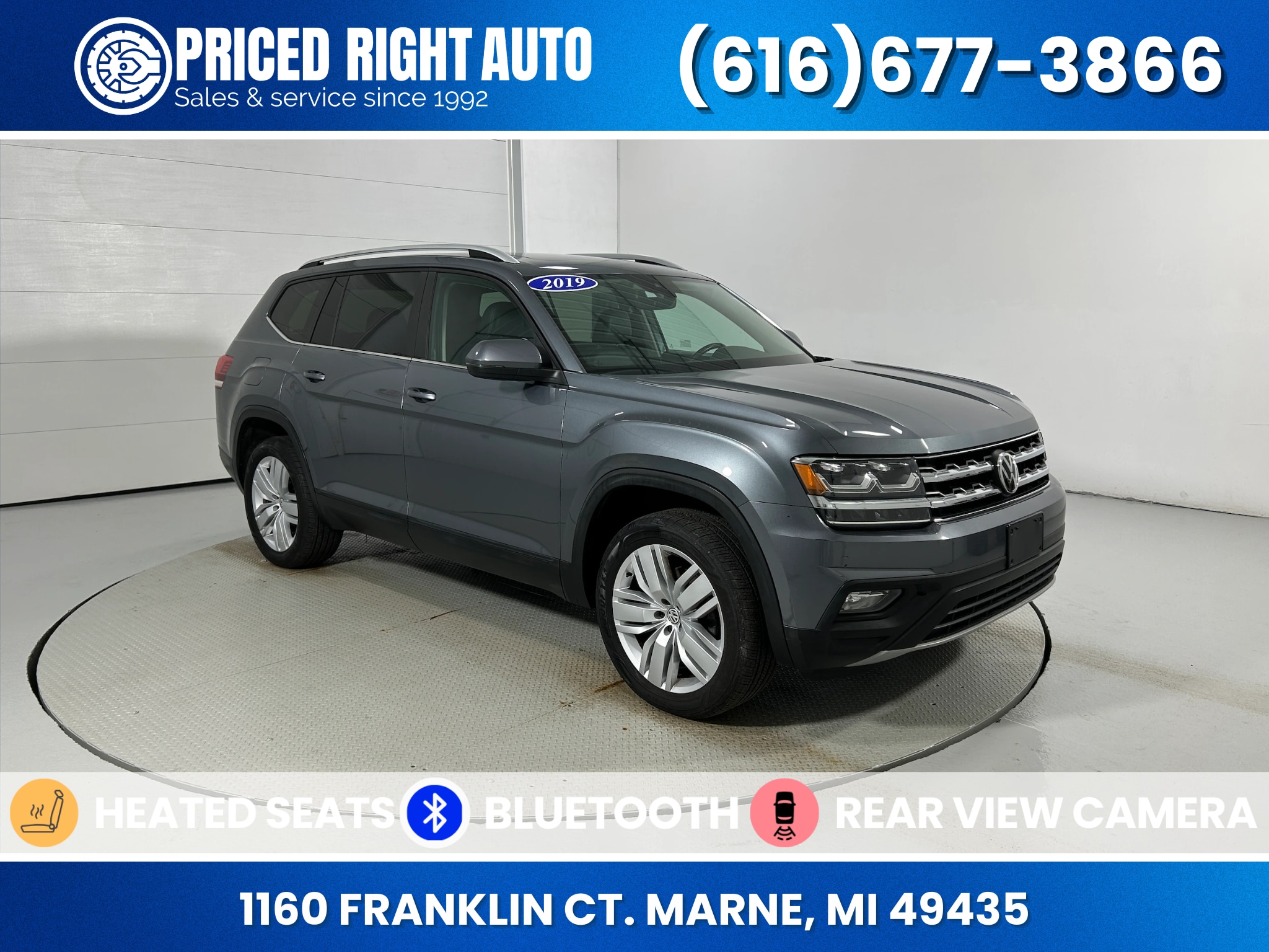 2019 Volkswagen Atlas SE w/Tech