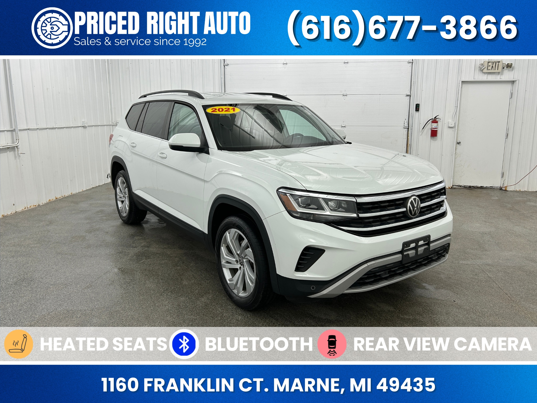 2021 Volkswagen Atlas SE w/Tech