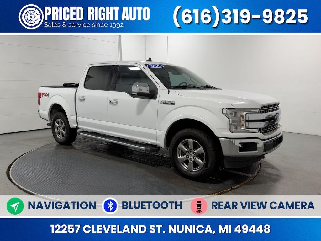 Used 2020 Ford F-150 Lariat Truck SuperCrew Cab
