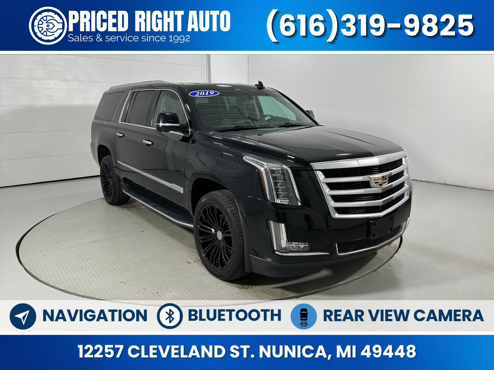  2019 Cadillac Escalade ESV Luxury 4WD   