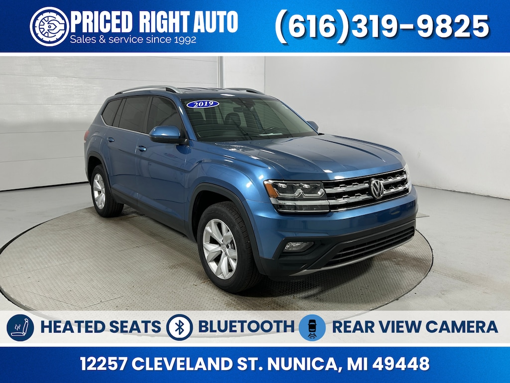 Used 2019 Volkswagen Atlas 3.6L V6 SE SUV