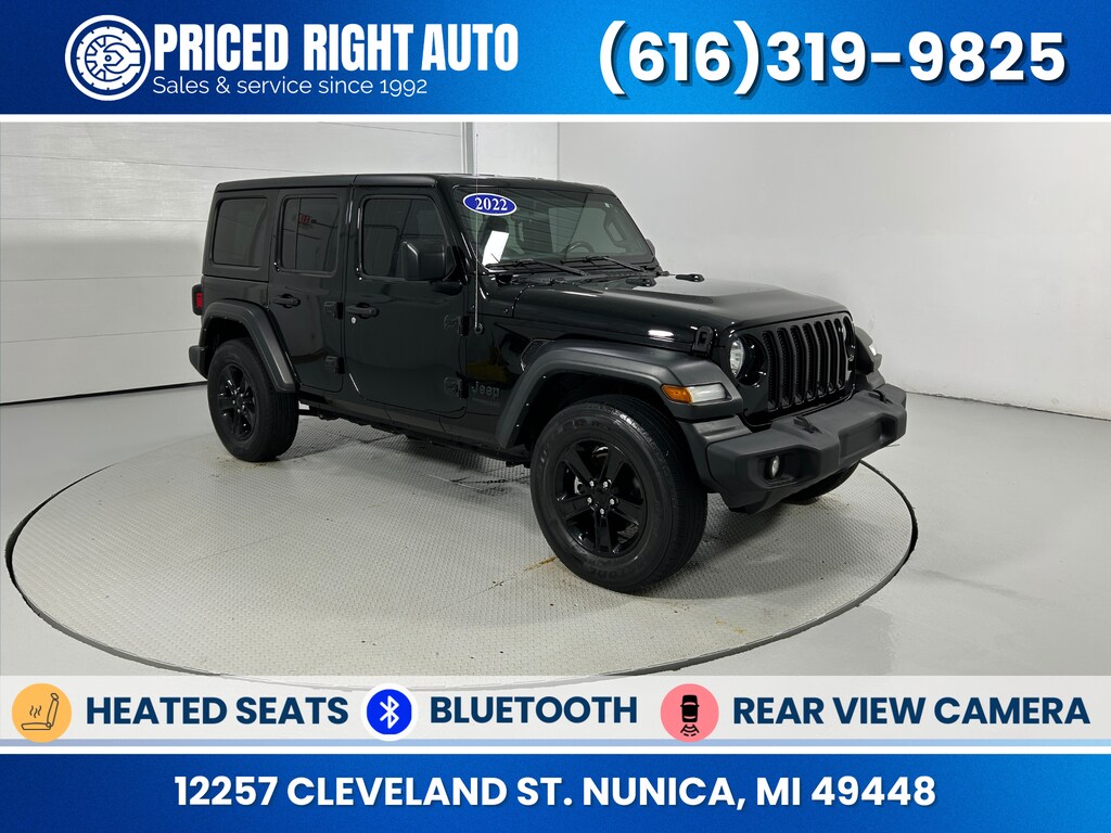 Used 2022 Jeep Wrangler Unlimited Sport Altitude SUV