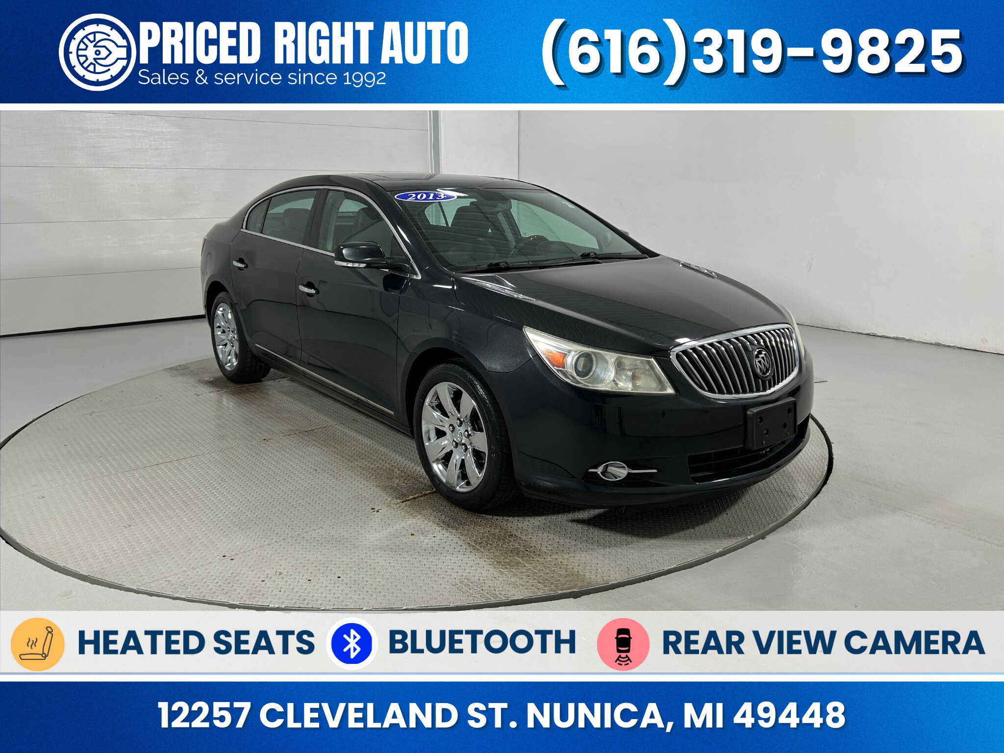 Carbon Black 2013 Buick LaCrosse Sedan 6-Speed Automatic