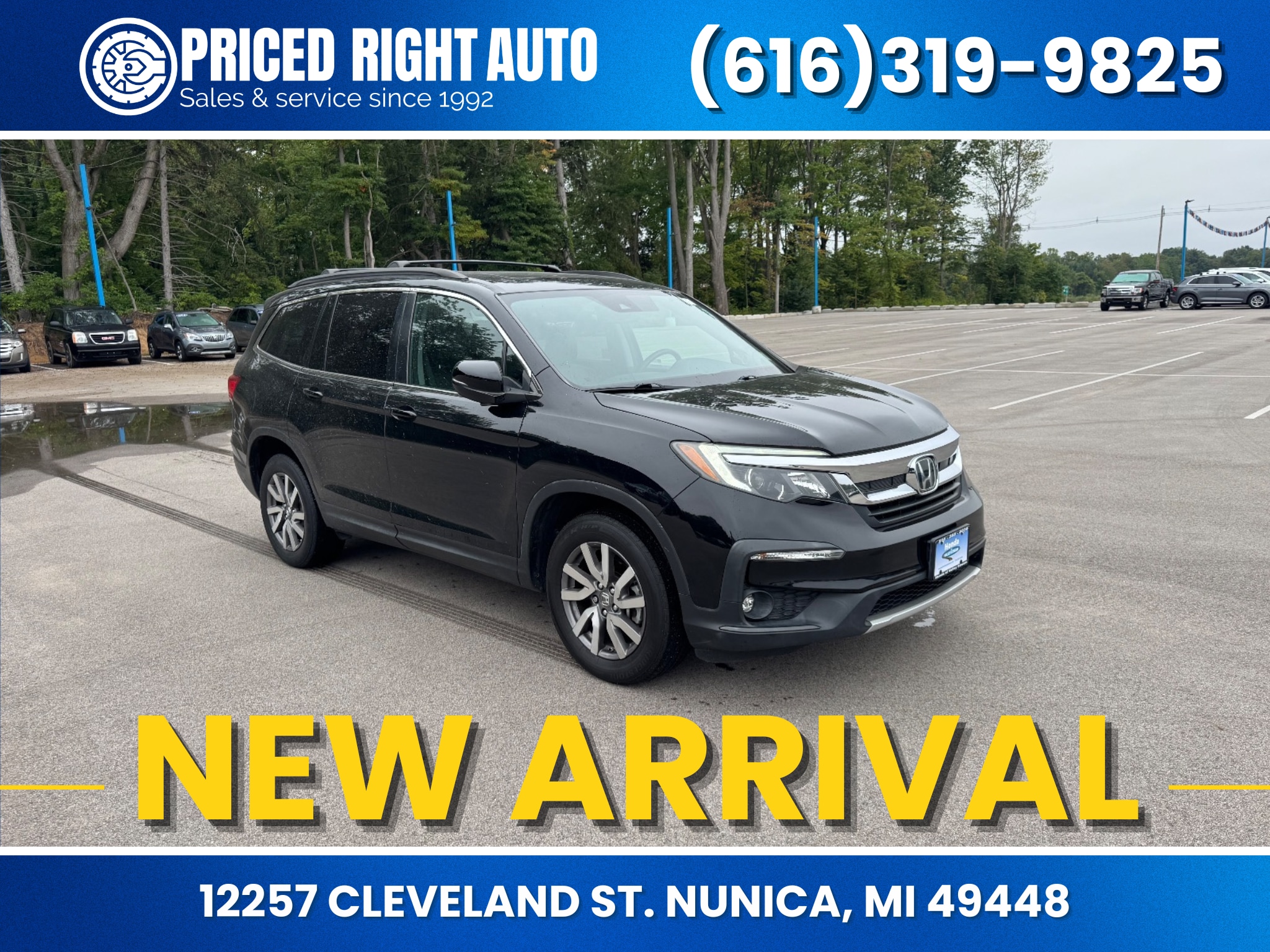 Crystal Black Pearl 2020 Honda Pilot SUV / Crossover All-Wheel Drive 6-Speed Automatic