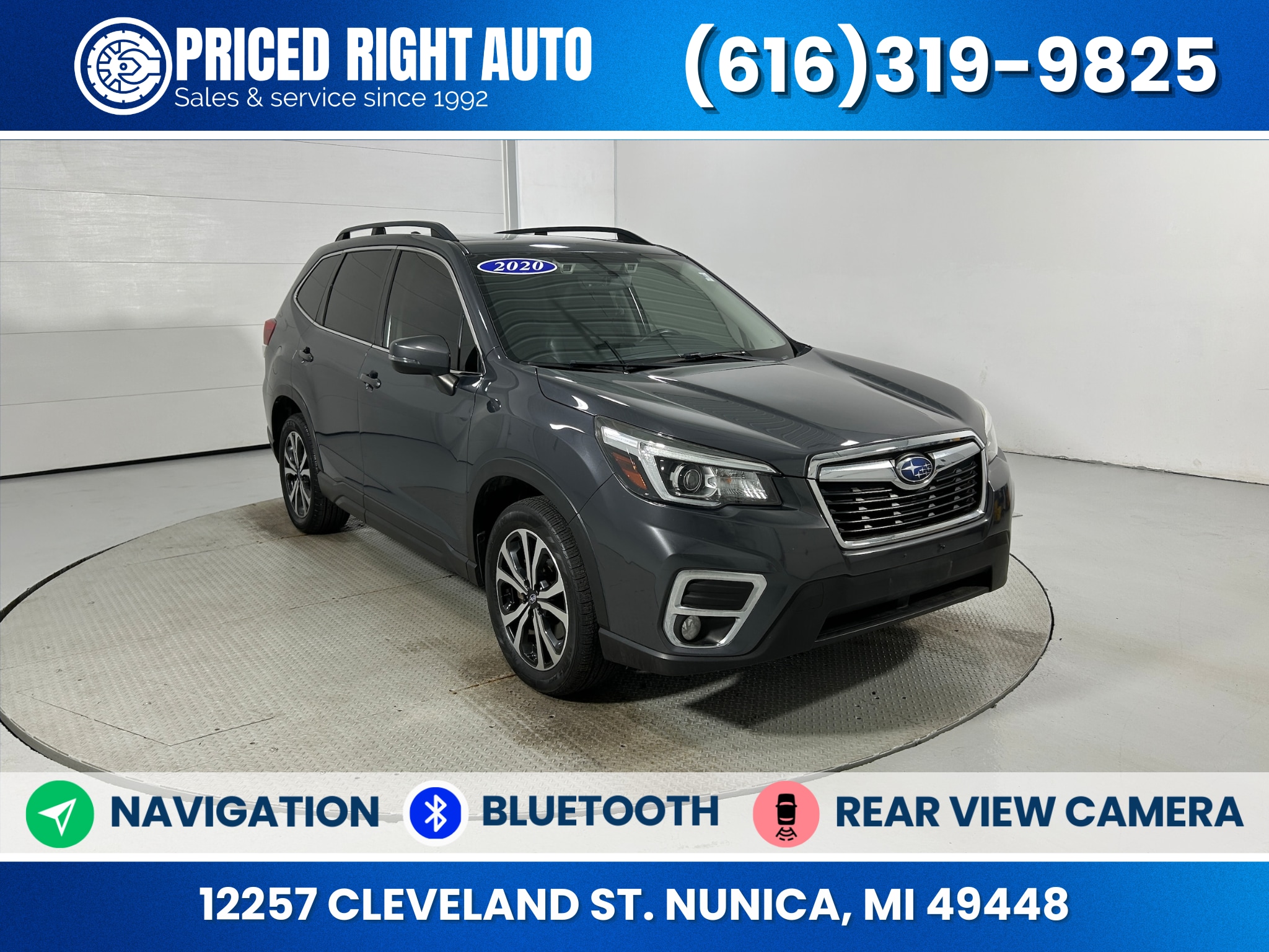 Magnetite Gray 2020 Subaru Forester SUV / Crossover All-Wheel Drive Continuously Variable Transmission