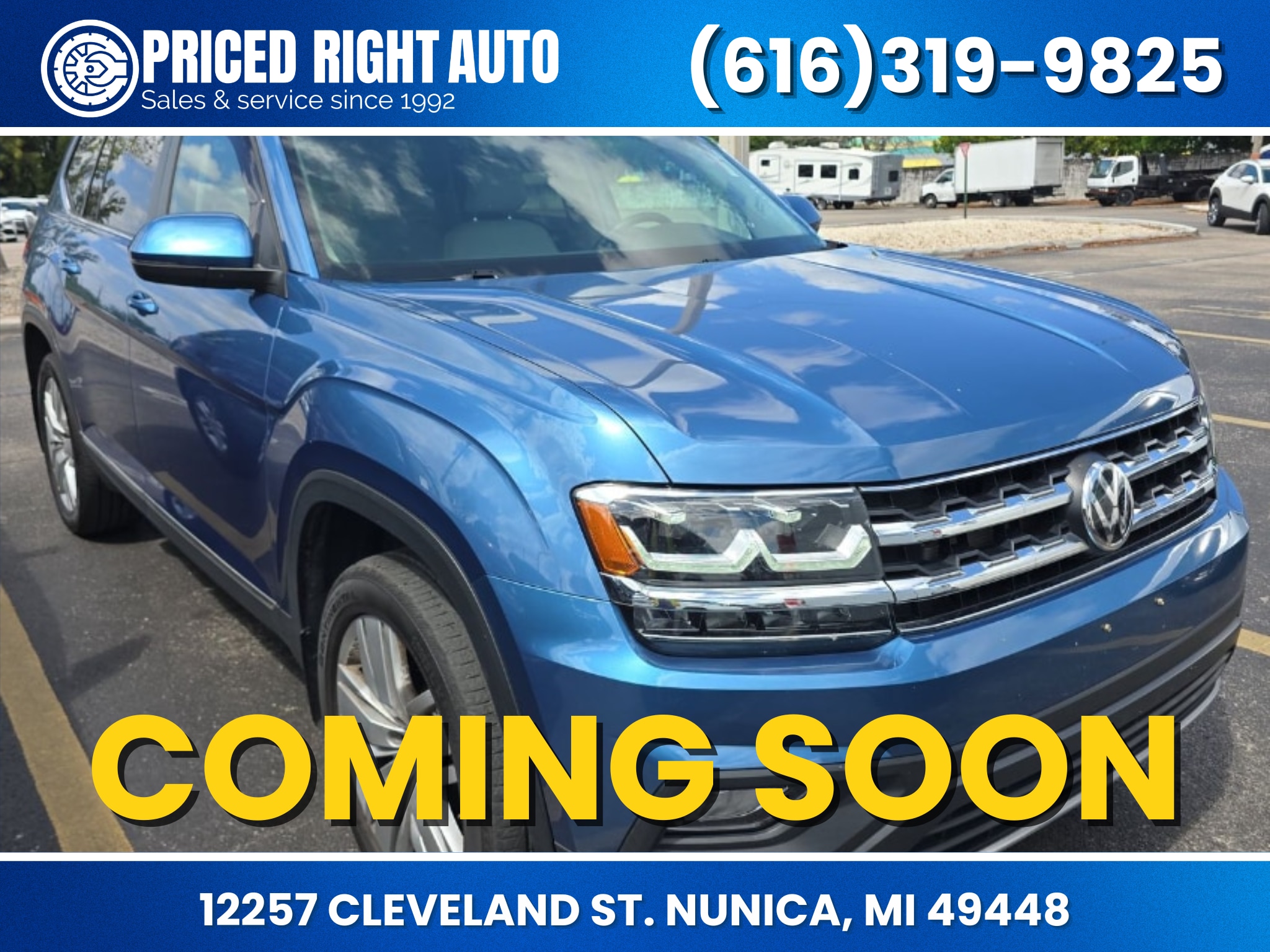 2019 Volkswagen Atlas SE w/Tech