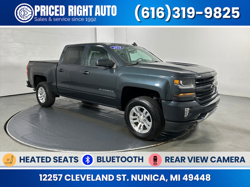 Used 2018 Chevrolet Silverado 1500 LT Truck Crew Cab