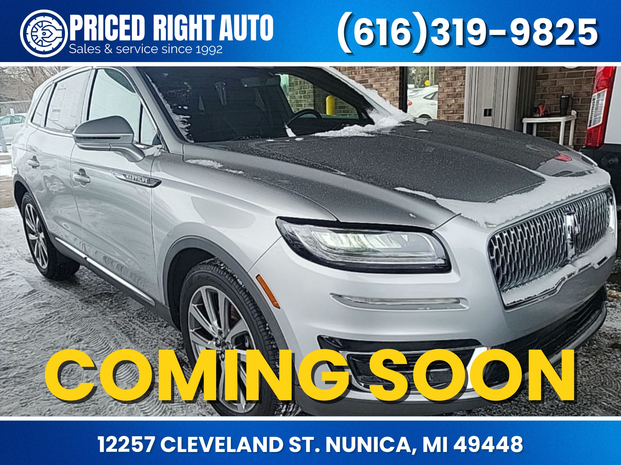 Ingot Silver 2019 Lincoln Nautilus Select AWD SUV / Crossover All-Wheel Drive 8-Speed Automatic