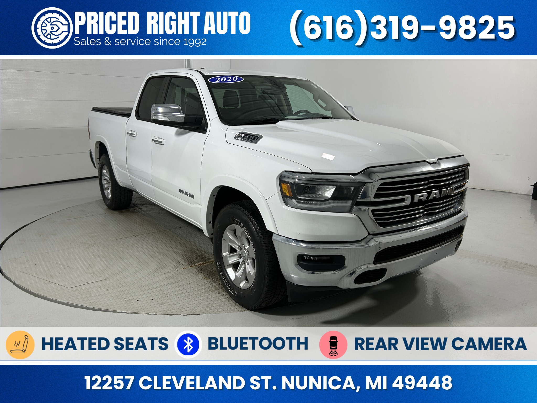 2020 RAM 1500 Laramie 4x4 Quad Cab 6'4's photo