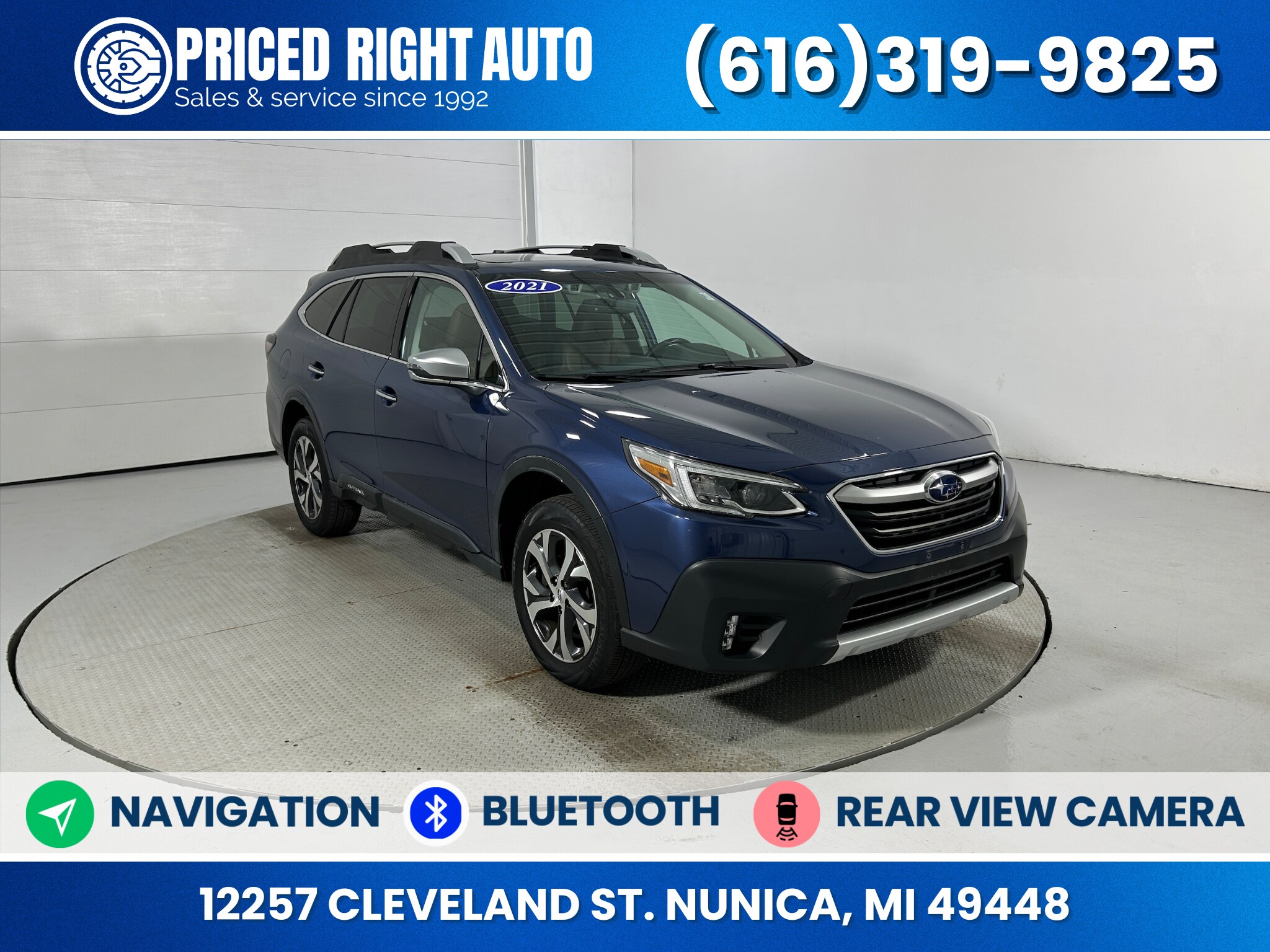 Abyss Blue Pearl 2021 Subaru Outback SUV / Crossover All-Wheel Drive Continuously Variable Transmission