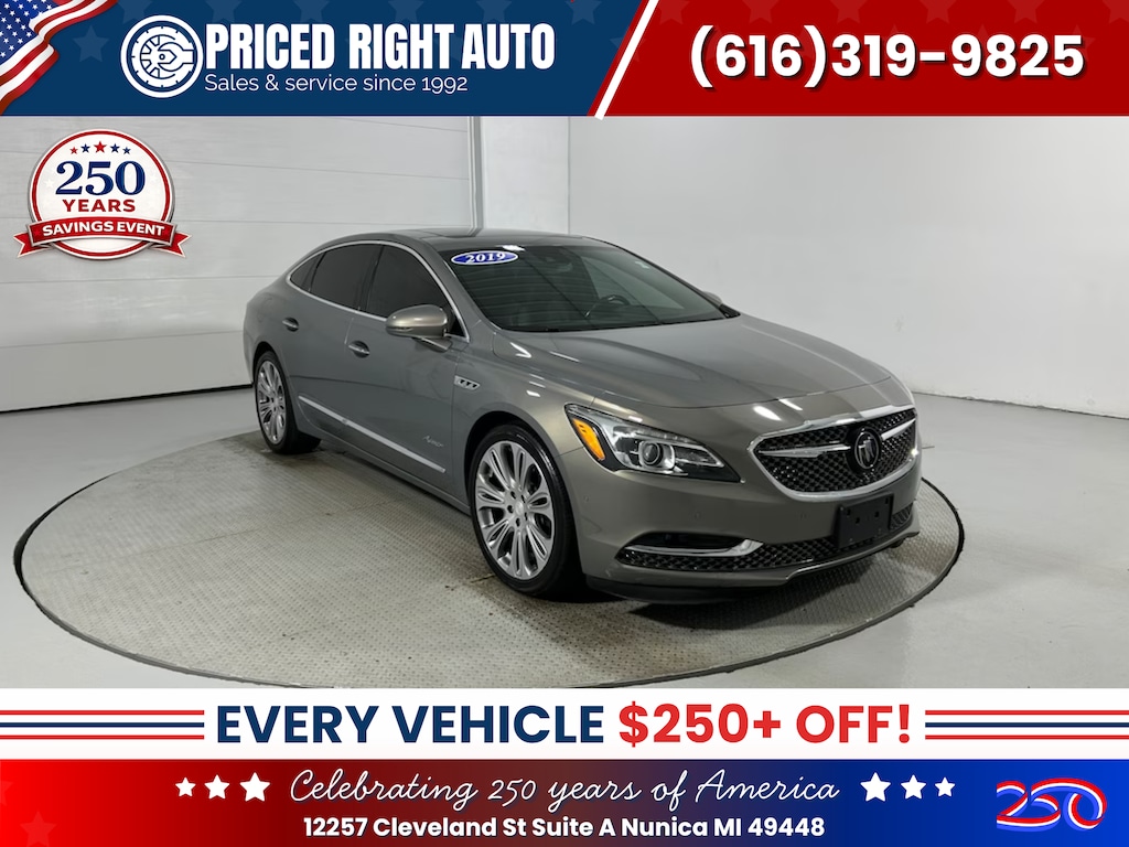 Used 2019 Buick LaCrosse Avenir Sedan