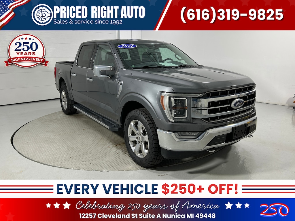Used 2021 Ford F-150 Lariat Truck SuperCrew Cab