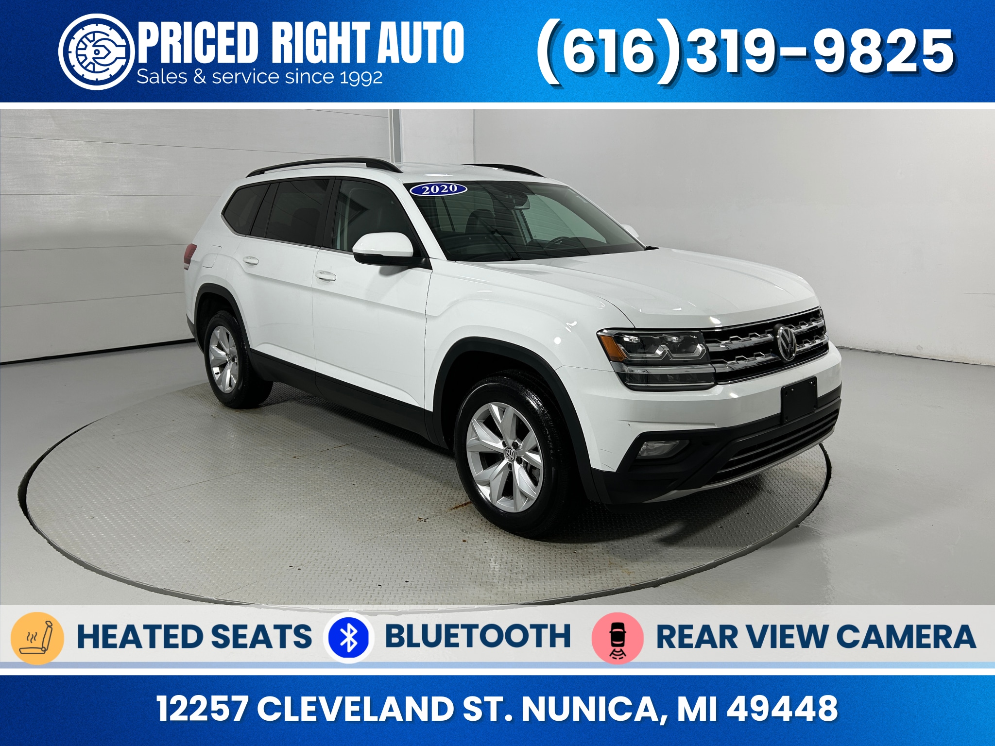 2020 Volkswagen Atlas V6 SE 4Motion