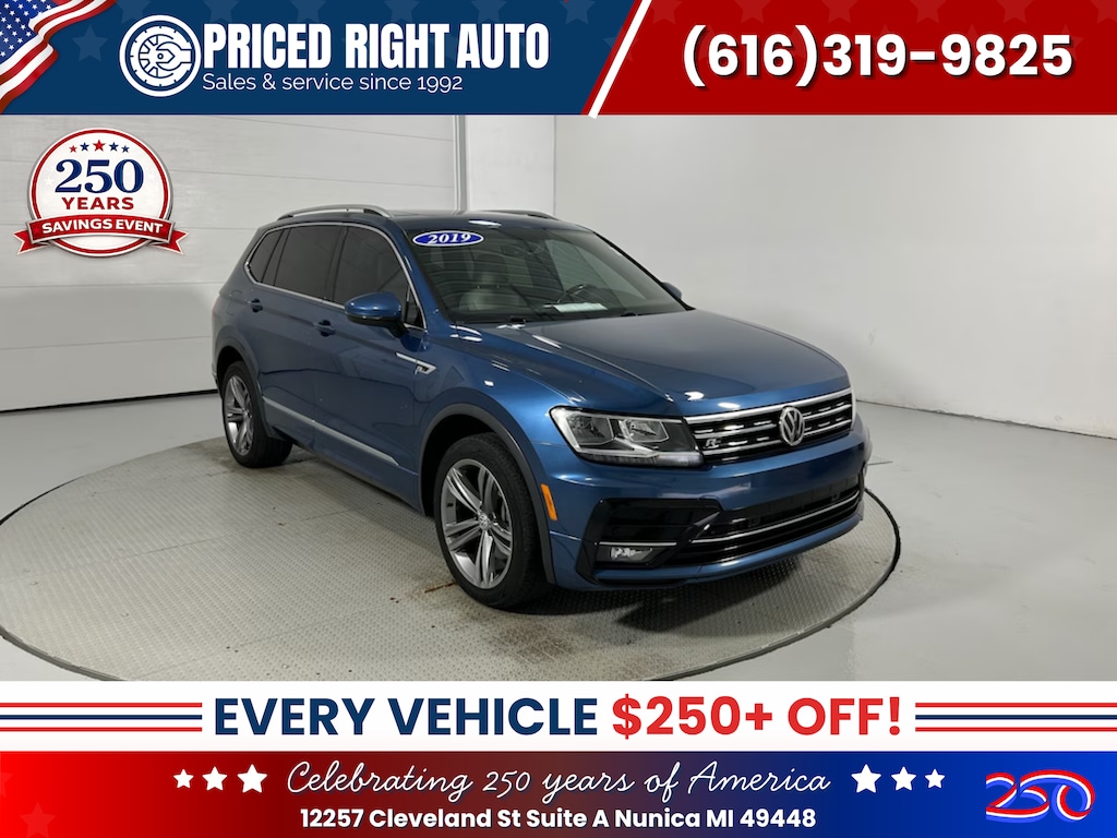 Used 2019 Volkswagen Tiguan 2.0T SEL R-Line SUV