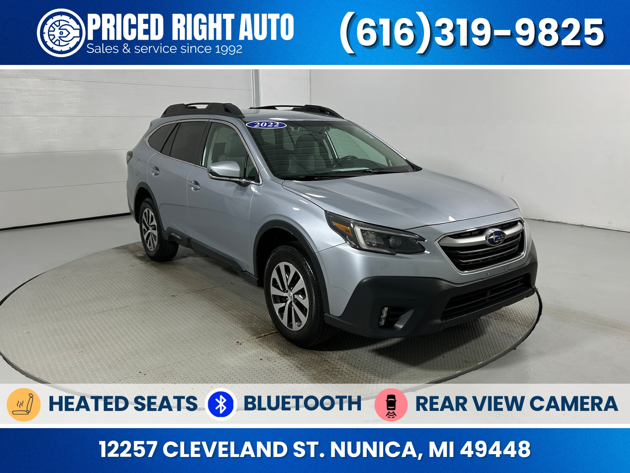 Ice Silver Metallic 2022 Subaru Outback SUV / Crossover All-Wheel Drive Continuously Variable Transmission