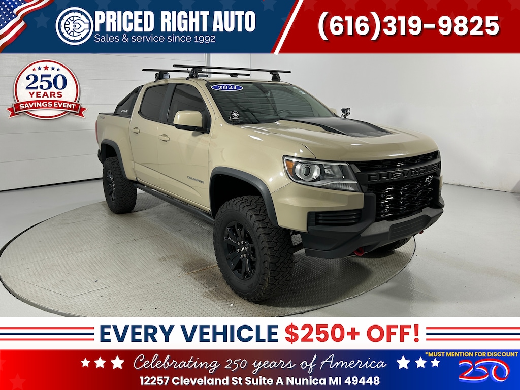 Used 2021 Chevrolet Colorado ZR2 Truck Crew Cab