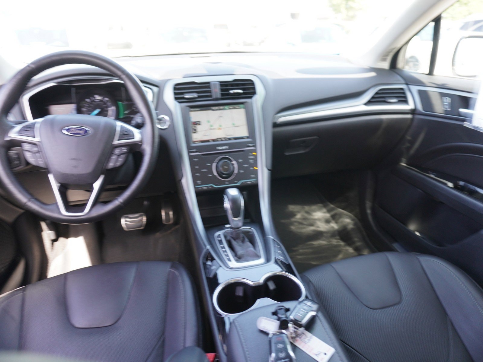 Used 2015 Ford Fusion Energi Titanium with VIN 3FA6P0SU7FR281377 for sale in Modesto, CA