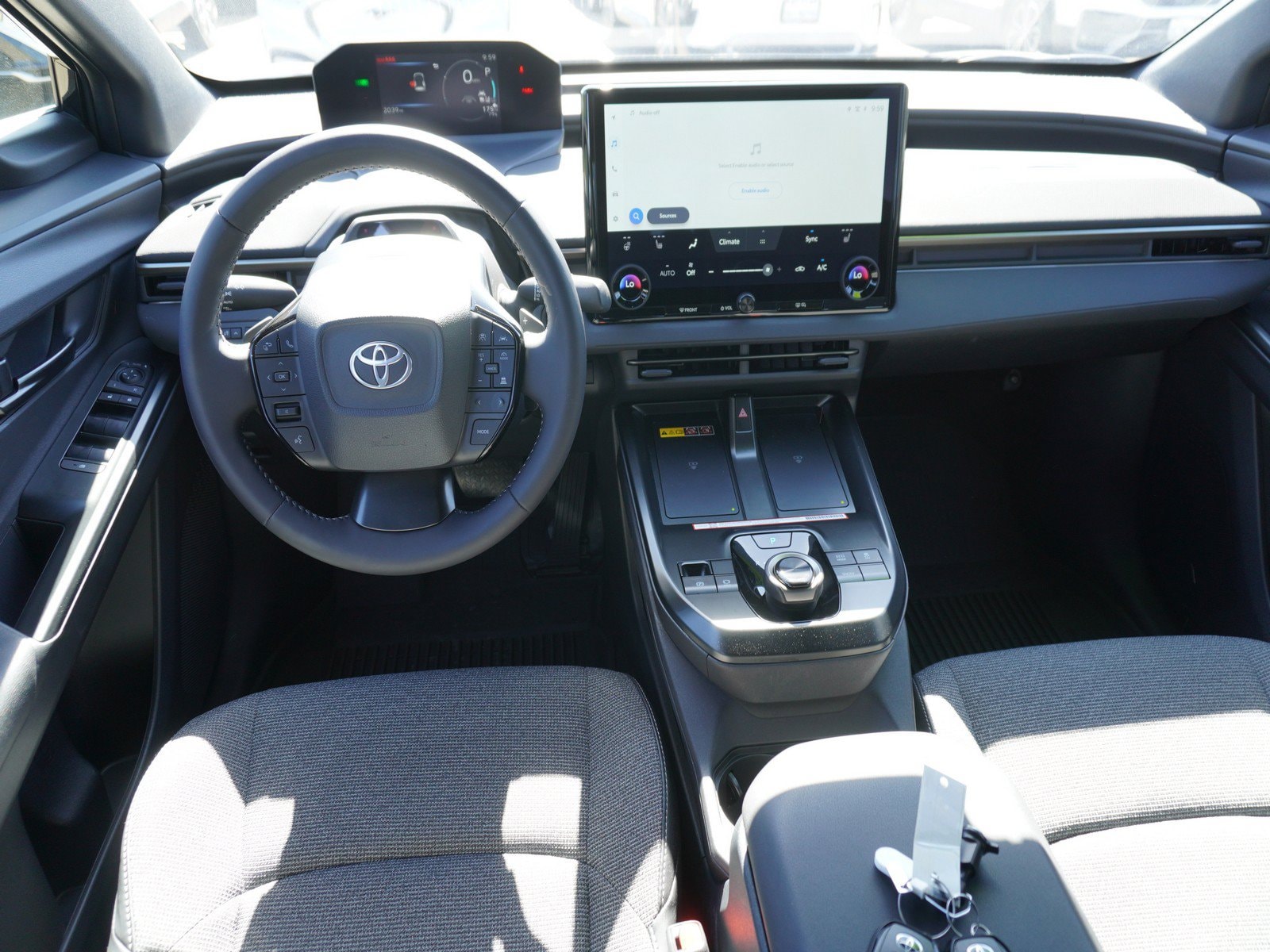 Certified 2026 Toyota bZ XLE with VIN JTMBCAEB0TA004998 for sale in Modesto, CA