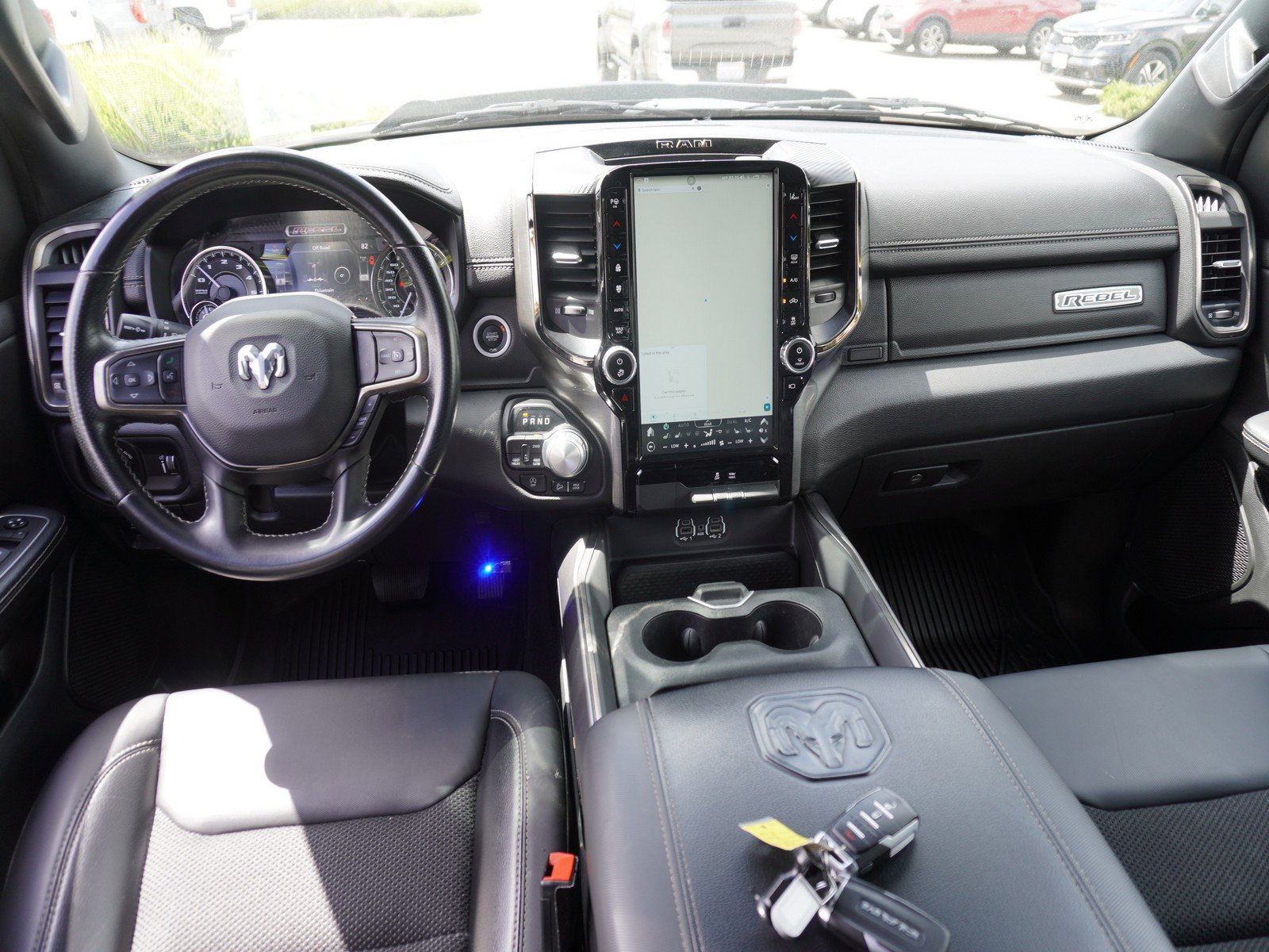 Used 2021 RAM Ram 1500 Pickup Rebel with VIN 1C6SRFLT9MN835473 for sale in Modesto, CA