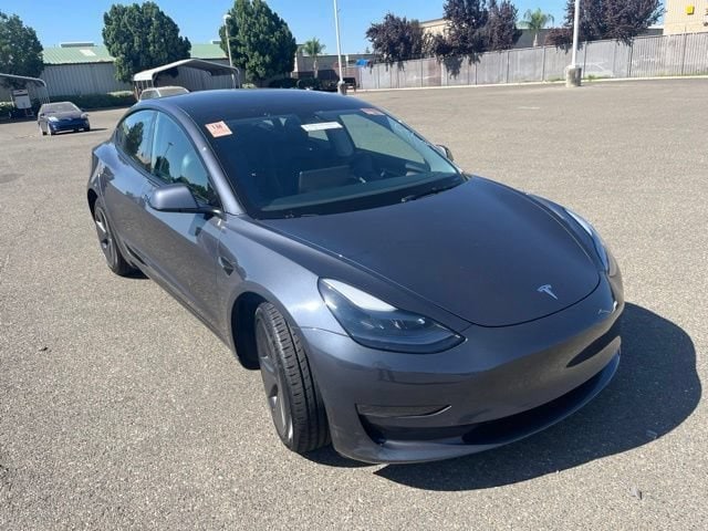 Used 2023 Tesla Model 3 Base with VIN 5YJ3E1EAXPF607024 for sale in Modesto, CA