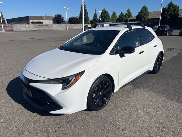 Certified 2021 Toyota Corolla Hatchback Nightshade with VIN JTND4MBE9M3144510 for sale in Northfield, Minnesota