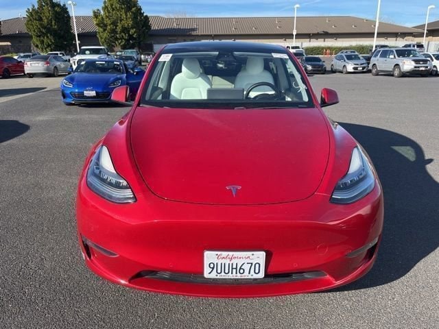 Used 2021 Tesla Model Y Long Range with VIN 5YJYGDEE1MF078269 for sale in Modesto, CA