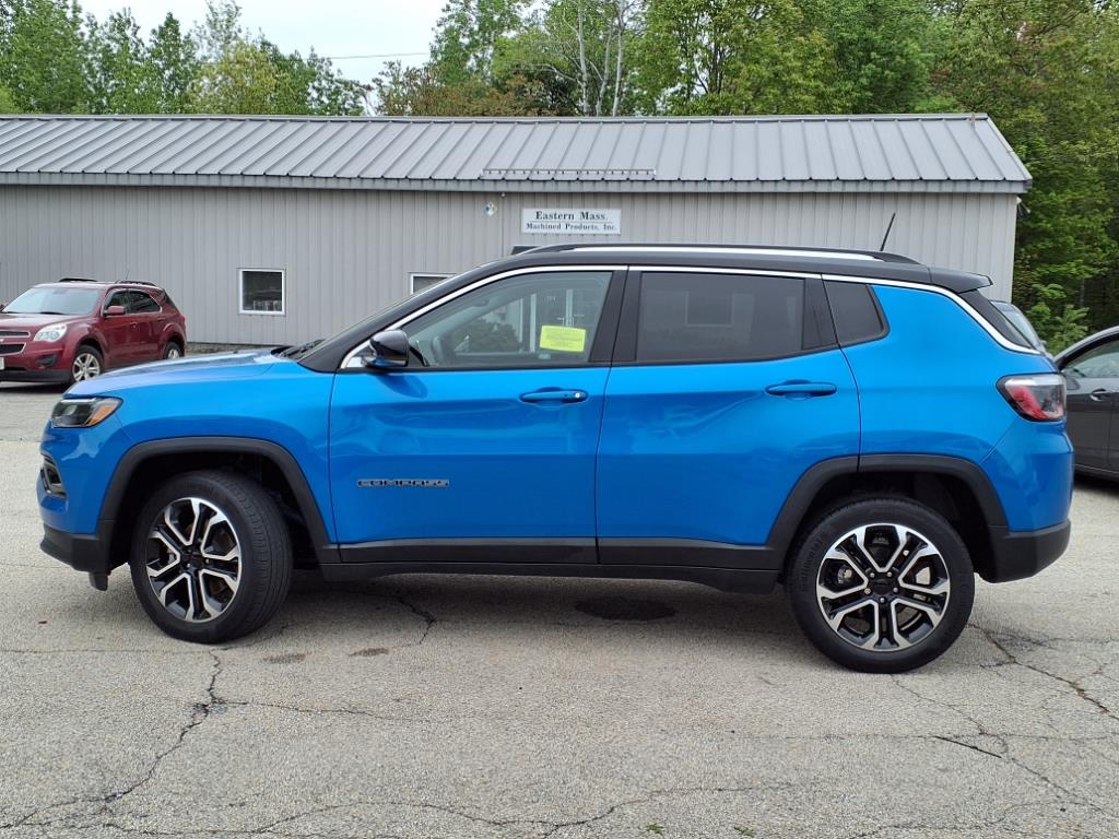 Certified 2022 Jeep Compass Limited with VIN 3C4NJDCB5NT153149 for sale in Salisbury, MA