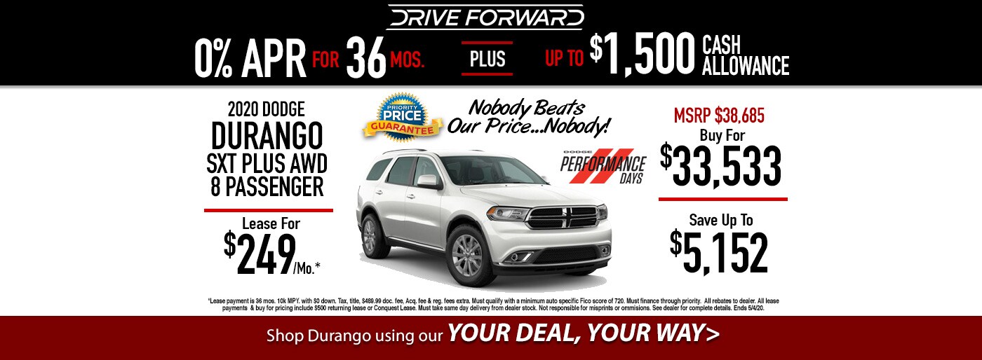 0 Down Payment at Priority Chrysler Dodge Jeep Ram of Salisbury