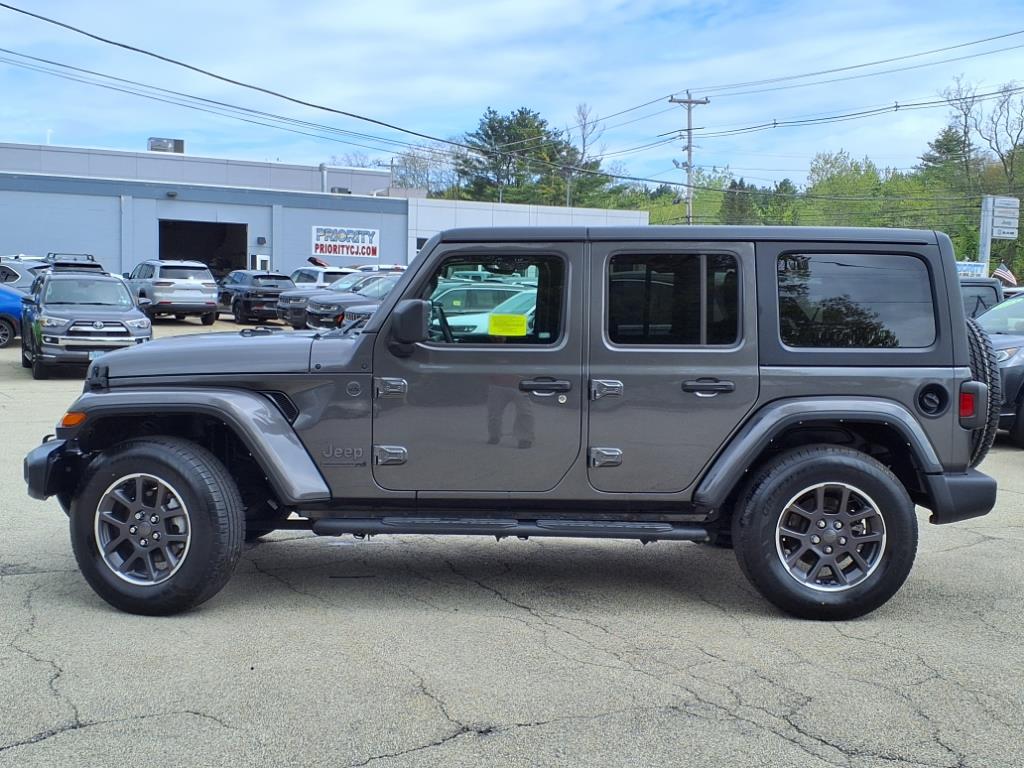 Certified 2021 Jeep Wrangler Unlimited 80TH with VIN 1C4HJXDGXMW711921 for sale in Salisbury, MA