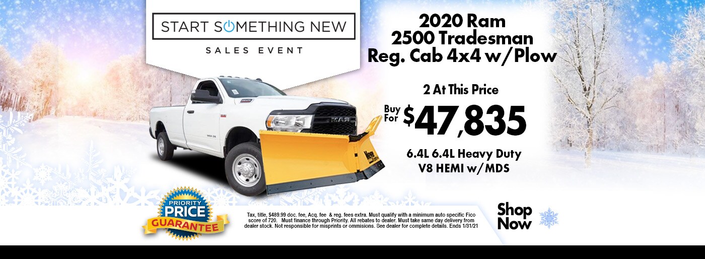 0 Down Payment at Priority Chrysler Dodge Jeep Ram of Salisbury