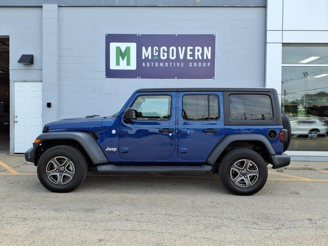 Used 2018 Jeep All-New Wrangler Unlimited Sport S with VIN 1C4HJXDNXJW197580 for sale in Salisbury, MA