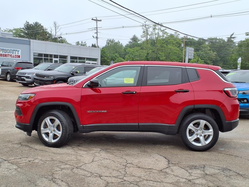 Used 2023 Jeep Compass Sport with VIN 3C4NJDAN0PT543396 for sale in Salisbury, MA