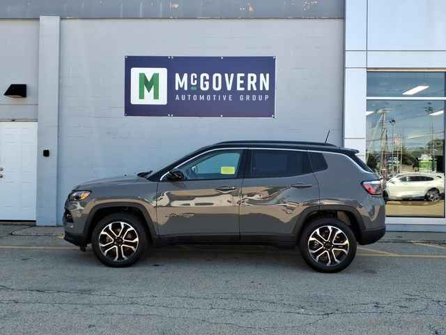 Used 2022 Jeep Compass Limited with VIN 3C4NJDCB0NT200653 for sale in Salisbury, MA