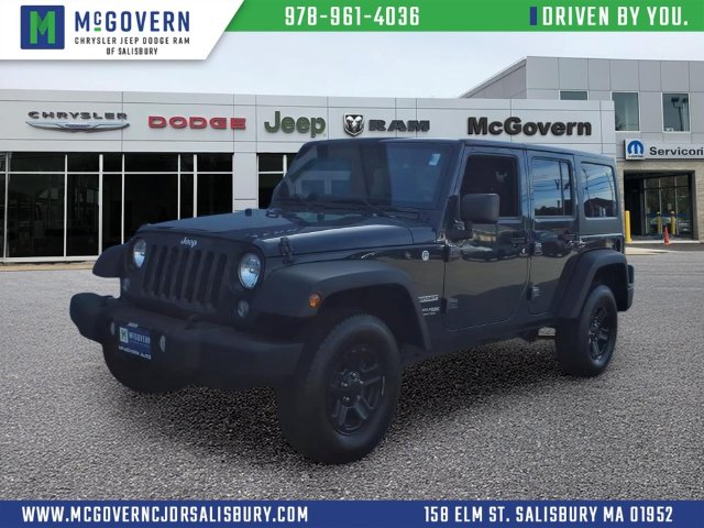 Used 2018 Jeep Wrangler JK Unlimited Sport with VIN 1C4BJWDG7JL895051 for sale in Salisbury, MA