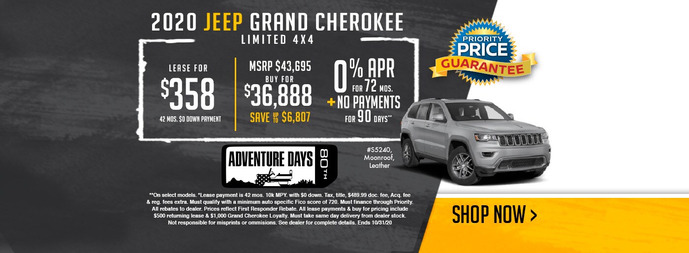 0 Down Payment at Priority Chrysler Dodge Jeep Ram of Salisbury