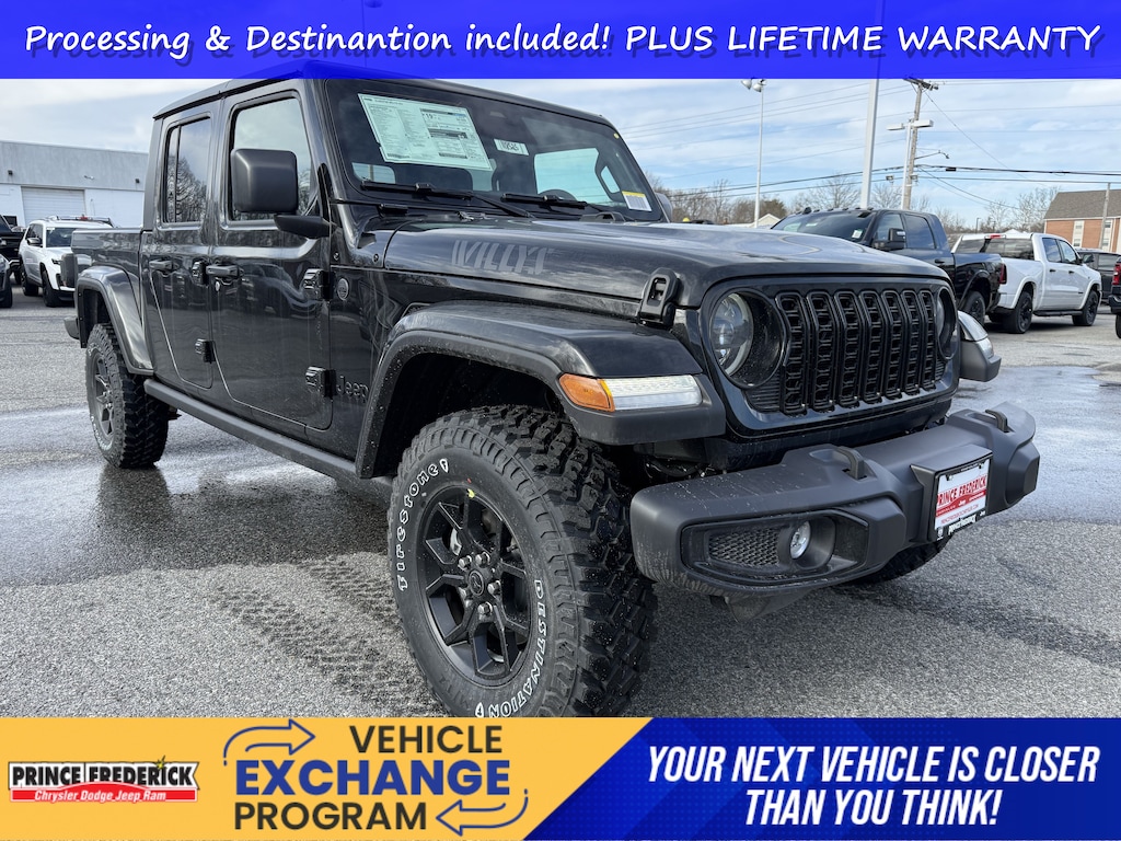 New 2026 Jeep Gladiator Willys Willys 4x4