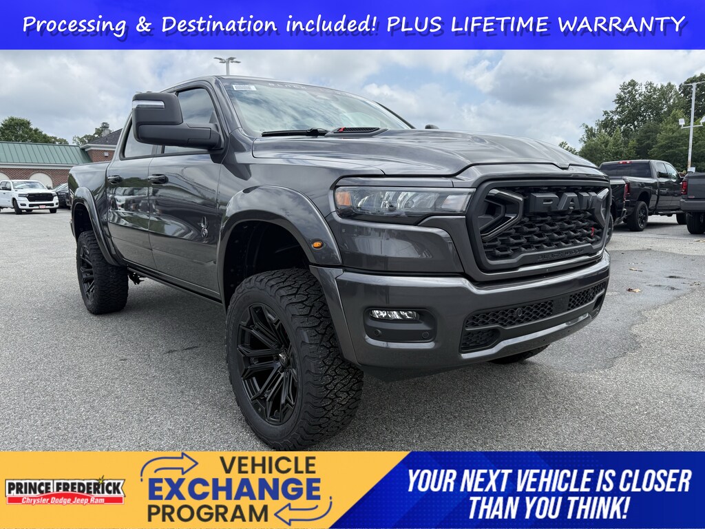 New 2026 Ram 1500 Black Widow Big Horn 4x4 Crew Cab 57 Box
