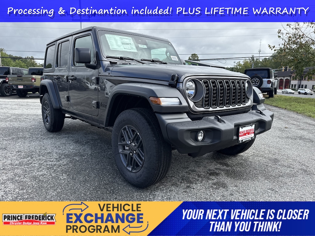 New 2025 Jeep Wrangler Sport S Sport S 4x4