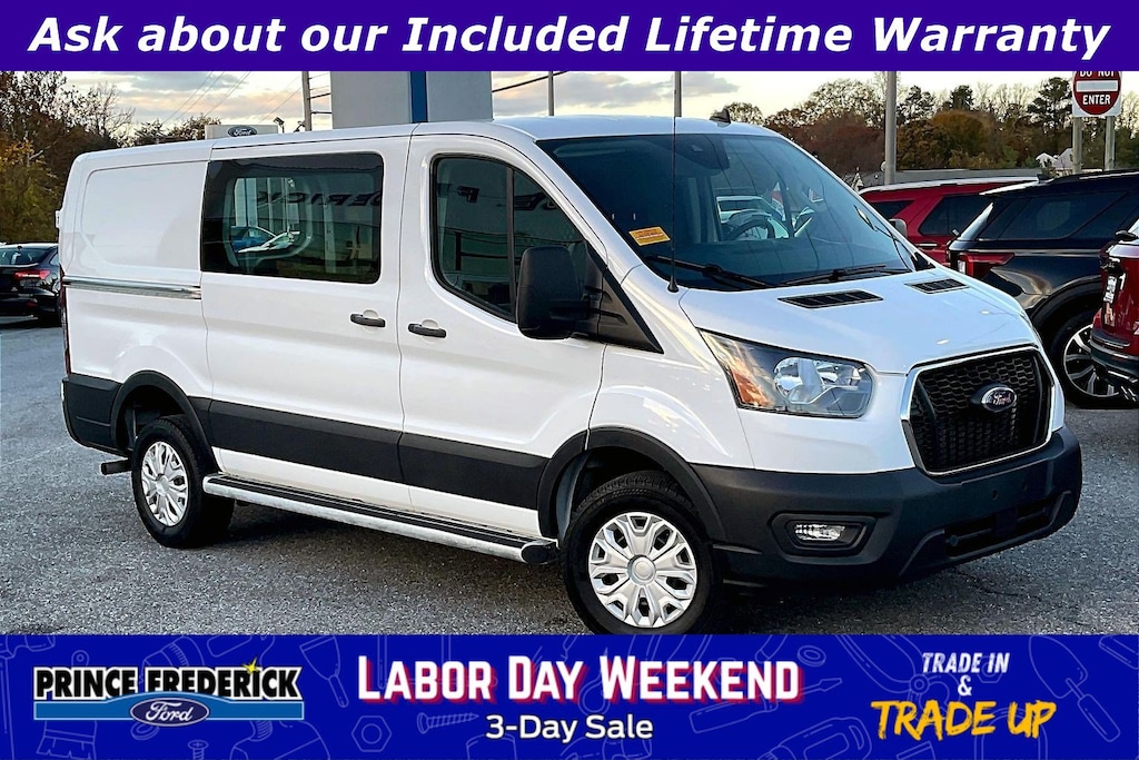 Certified 2024 Ford Transit Cargo Van 250 T-250 130 Low Rf 9070 GVWR RWD
